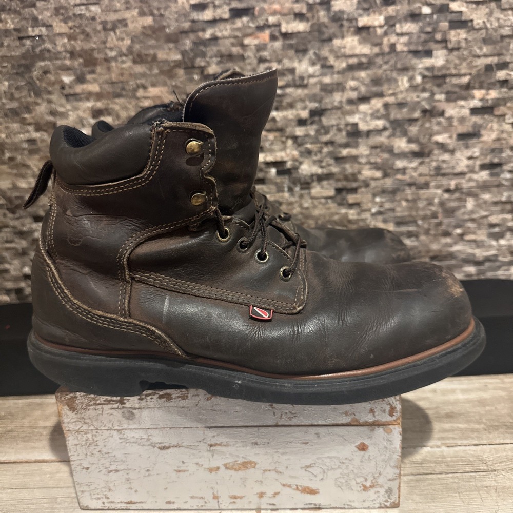 Red Wing 1204 Dynaforce 6" Leather Waterproof Soft Toe Boot Size 9 ASTM F2892-18
